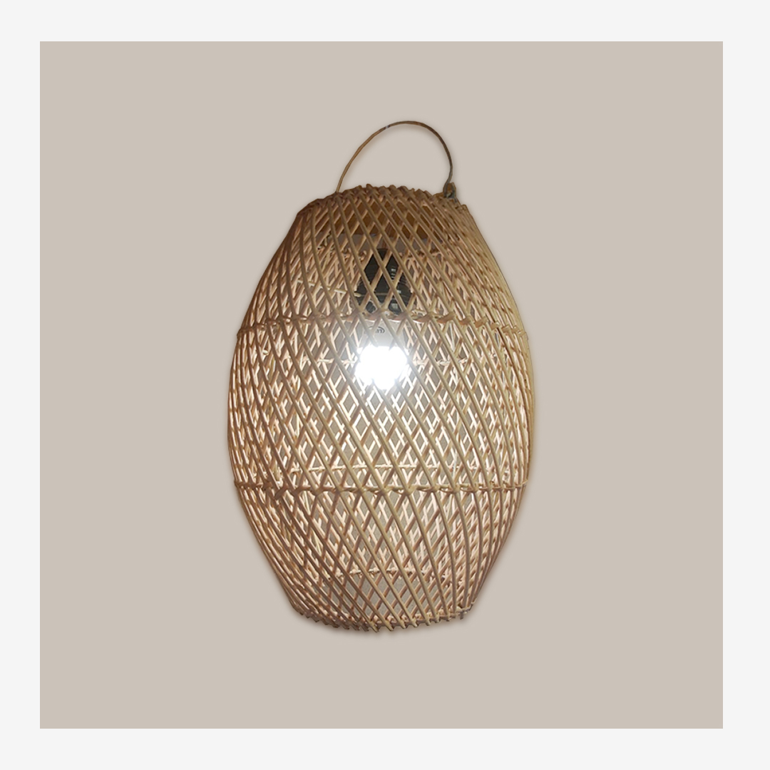 Lámpara de Techo en Rattan REF.0114.4-10