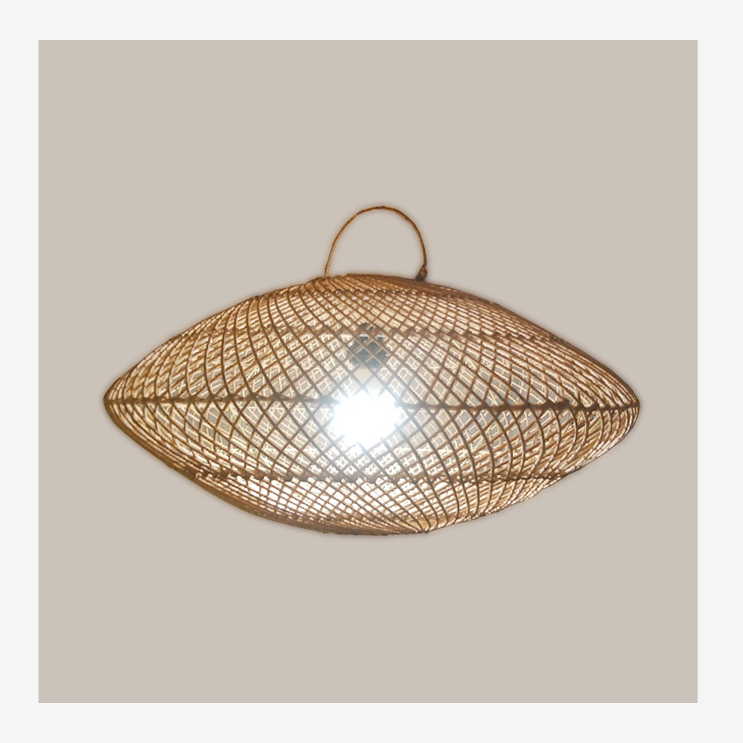 Lámpara de Techo en Rattan REF.0114.4-3