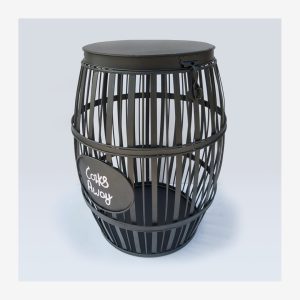 Mesa Auxiliar Tipo Barril Ref.MAC 40414