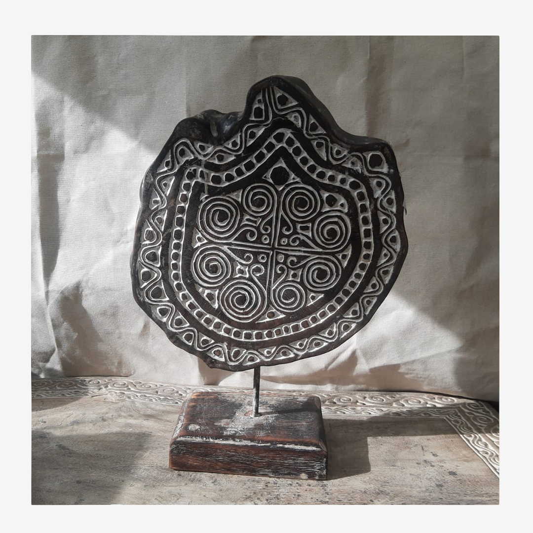 Aplique Tallado de Indonesia REF.0114.1-55 - Imagen 2