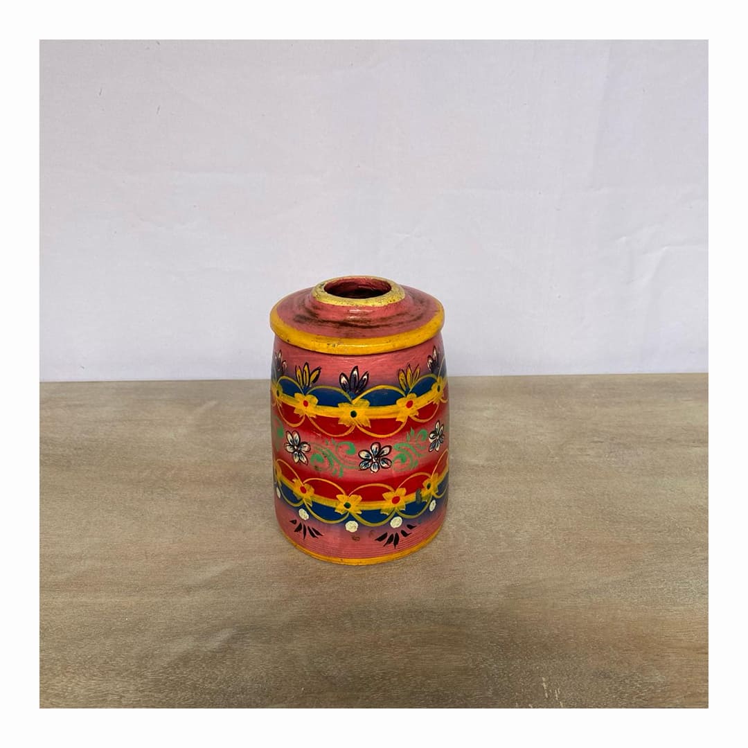 Jarrón en Madera Ref.DSC03393B