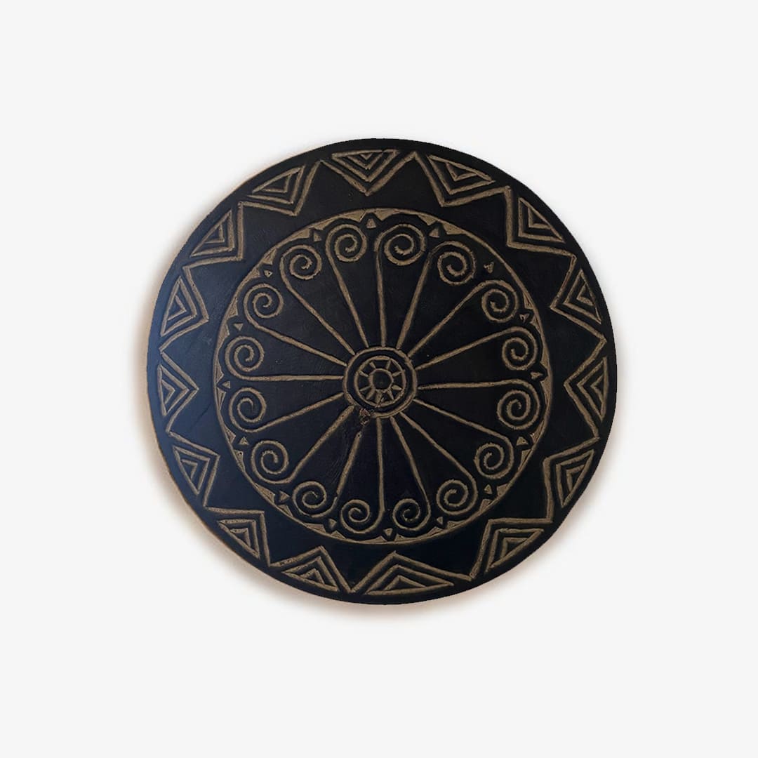 Plato Tallado en Madera Ref.0114.3-6