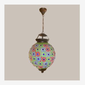 Lámpara Redondo Tipo Vitral REF.S004 B