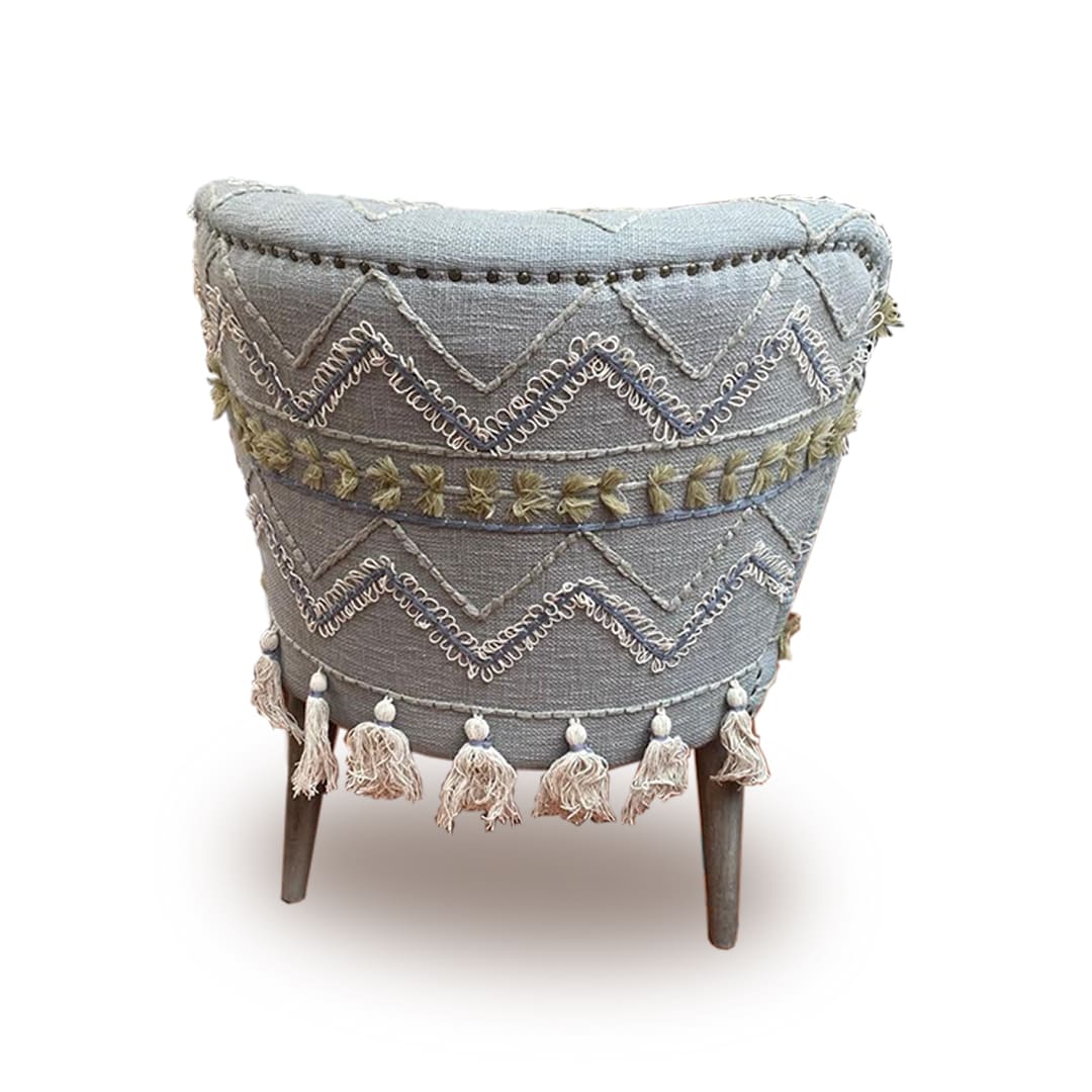 Poltrona Tapizada de India Ref.1022#20 - Imagen 2