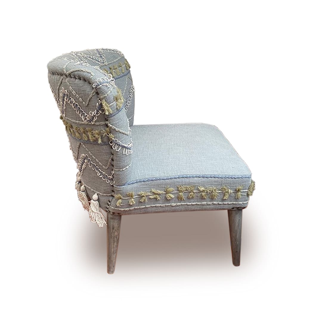 Poltrona Tapizada de India Ref.1022#20 - Imagen 3