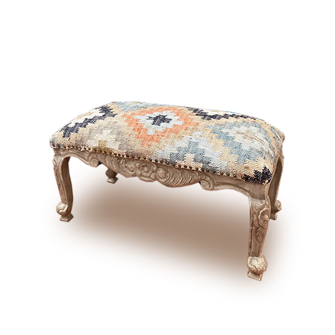 Banca Tapizada de India Ref.1022#23