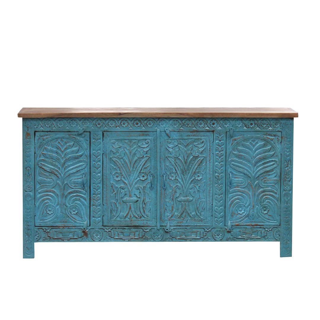 Bife de India Tallado en Madera Ref.CAC-414