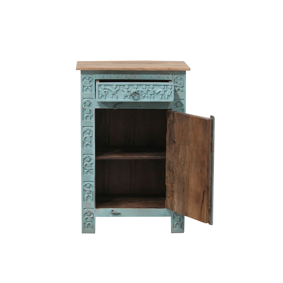 Mesa Auxiliar Tallada en Madera Ref.CAC-418 - Imagen 2