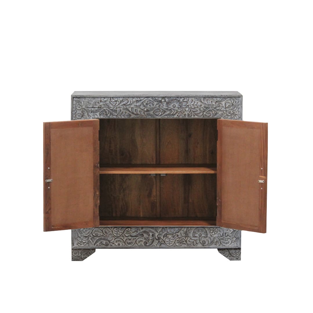 Gabinete de India Tallado en Madera Ref.CAC-462 - Imagen 2