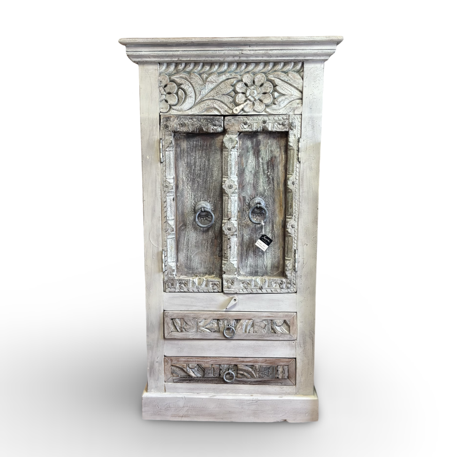 Gabinete de India Tallado en Madera Ref.CAC-751