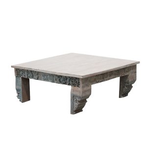 Mesa de Centro Tallada de India Ref.CAC-561-B