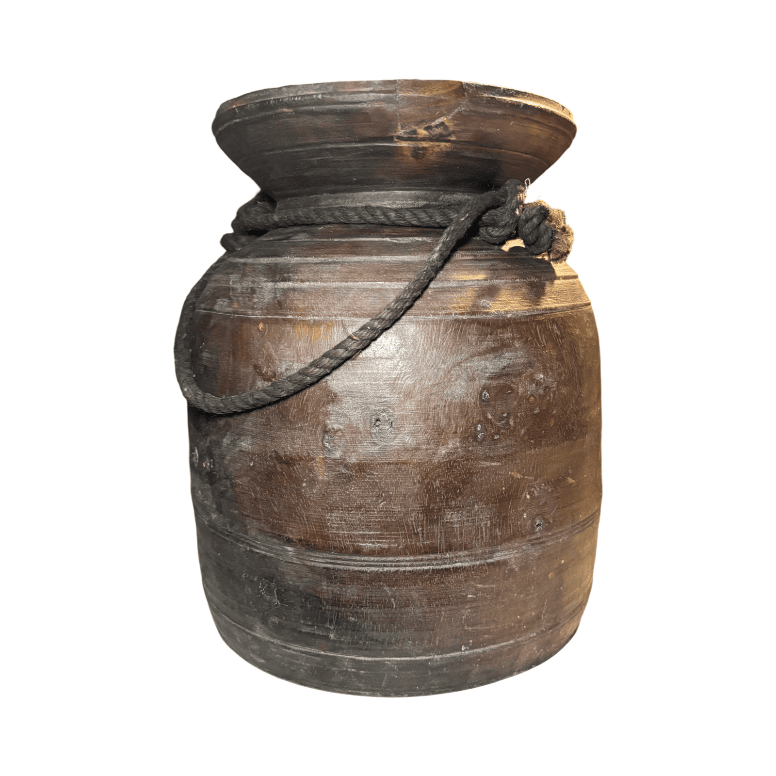 Jarrón en madera CAC-982