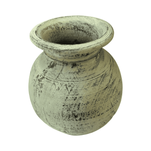 Jarrón en madera verde pequeño REF.A3V