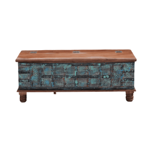 Baúl de India Tallado en Madera Ref.CAC-959B